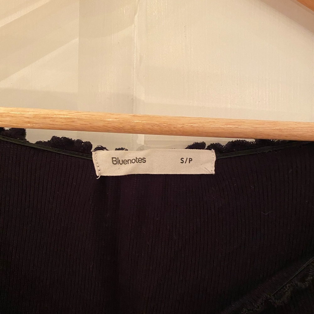 2/$20 Off the shoulder black shirt - Picture 3 of 3